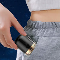 2-in-1 Electric Shaver for Men Mini Beard Nose Hair Razor Rechargeable Pocket Capsule Razor Black