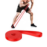 2 PCS Fitness Yoga Elastic Resistance Strap Strength Training Power Band Red