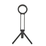 MagSafe Compatible Magnetized Phone Stand – Spring Clip with Foldable Mini Tripod