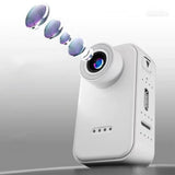 Mini 1080P Action Camera Pet POV Wearable Cam for Outdoor Sports White
