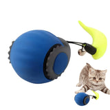 2 Speed Modes Interactive Speedy Tail Pet Toy USB Rechargeable for Cats Dogs Blue