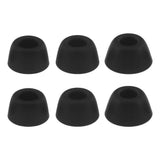 18PCS Replacement Ear Tips Compatible with Jabra Elite 75t 65t Active Sport Evolve Silicone Earbuds Tips Black