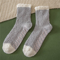 4 Pairs of Anti-Slip Winter Warm Socks with Grips for Women