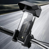 Bike Phone Holder Mount for Motorcycle with Detachable Sun Rain Cover