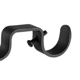 2PCS Hang Double Center Support Curtain Rod Bracket Pole Holder Hook for 1.8cm 2.6cm Rods