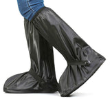 Water Resistant Rain Shoe Covers with Reflective Strip Reusable Protective Boot Covers for Cycling Hiking Gardening