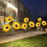 Solar Outdoor Garden Lights Sunflower & House Decorative Design Style 1