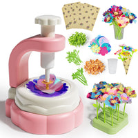 Fabric Flower Bouquets Toys DIY Craft Kits Toys For Kids Flowers Market Toy