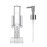 2PCS Christmas Nutcracker Soap Dispenser Clear Pump Bottle Bathroom Kitchen