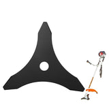 2 PCS 3 Tooth Lawn Mower Brush Cutter Blade with 25.4mm Center Hole