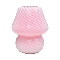 Glass Mushroom Bedside Table Lamps for Bedroom Living Room Style 1