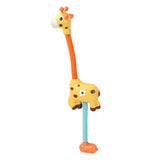 Baby Bath Shower Head Kid Shower Sprinkler Shower Water Spray Bathtub Fountain Toy Yellow Giraffe