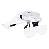 USB Rechargeable LED Head Glasses for Reading Crafting & Close Work