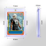 5 PCS Card Holder Protectors Hard Plastic for Trading Cards Sports Game Cards