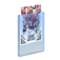 100PCS Card Sleeves Toploaders – Hard Plastic Trading Card Protectors Case