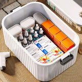 4 Layer Clear Craft Storage Box Detachable with Carry Handle