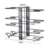 8 Tier Pot and Pan Organizer Rack for Cabinet Pot Organizers Inside Cabinet