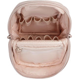 2PCS Portable PU Leather Standing Makeup Organizer Bag Makeup Pouch