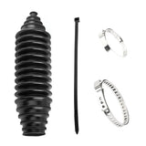12 Pcs Tie Rod Boot Kit with Clips and Cable Ties for Steering System Protection