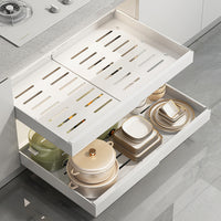 Pull-Out Cabinet Organizer Expandable Slide Out Pantry Shelves Storage