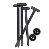 200-Piece Nylon Cable Tie Set with Buckles Universal Zip Ties for Car and Wire Bundling