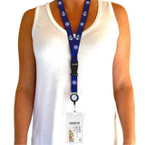 4PCS Cruise Lanyards with Retractable Badge & Waterproof ID Holder