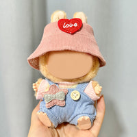 Mini Costume Set for 15cm LABUBU POP MART Doll Clothes Shoes Hats Kit Style 1