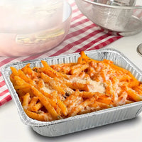 10Pcs Aluminum Foil Pans with Lids BBQ Dish Food Storage Tray for Baking Picnic Cooking