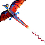 1.4m 3D Dragon Kite with 100m Flying Line for Outdoor Fun