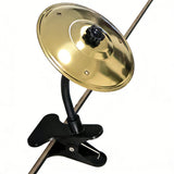 Clip-On Mini Desktop Cymbal Drum Musical Instrument Desk Toy for Music Lovers Gold