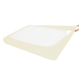 Elastic Box Spring Cover 4 Sides Wrap Around Bed Skirt Beige
