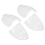 4-Pack Clear Side Shields – Flexible Universal Eye Protection for Glasses