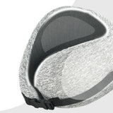 Memory Foam Pillow for Sleep Travel Neck Pillow with Storage Bag Light Grey