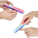 5 PCS 7 Way Multi Function Nail Buffer for Polishing Nail Buffing Tool for Home or Salon