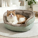 Soft Dog Bed with Anti-Slip Indoor Bed for Small Dogs Cat Green
