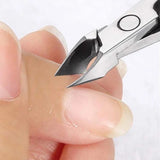 3 Piece Trimmer with Cuticle Pusher and Cutter for Fingernails and Toenails