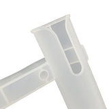 3-Tube Fishing Rod Holder Bracket Rack for Boats Garage and Cooler White