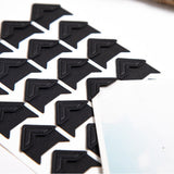 240 PCS Self-adhesive Photo Corner Stickers Angle Frame Scrapbook Album Essential Black