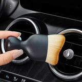 4Pcs Car Interior Cleaning Brushes Soft Bristle Brush Instrument Panel Crevice Dust Cleaning Tool