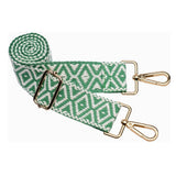 Quilted Insulated Water Bottle Carrier Bag Stylish Puffer Crossbody Hydrowater Pouch with Card Holder Pocket Green