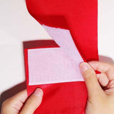 Christmas Door Bow Red Velvet Style with 420x200cm Polyester Straps