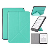 Origami Smart Folding Folio Case Cover for Kindle Paperwhite 5 11th Gen Green
