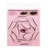4 Sheets Eyeliner Stencil Quick Makeup Guide for Makeup