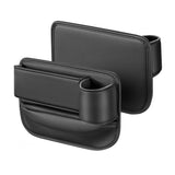 2PCS Auto Seat Gap Organizer with Cup Holders – Storage Box for Phone