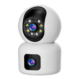 2.4GHz WiFi Security Camera Dual Lens HD Monitoring Camera with Color Night Vision