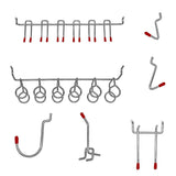 114-Piece Pegboard Hook Set with Bins and Peg Locks  Metal Hooks for Garage Workshop Organization
