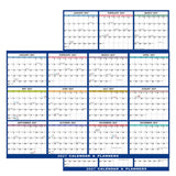2027 Dry Erase Wall Calendar Double Sided Planner 88x59cm