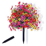 2PCS Artificial Topiary Ball Flowers Plant UV Resistant For Outdoors Planters Spring Decoration
