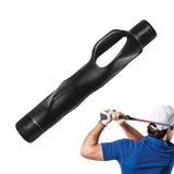 Golf Grip Trainer Attachment Trainer Beginner Outdoor Golf Swing Training Aid Black