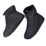 Reusable Rain Shoe Covers Bike Waterproof Zipper Overshoes Boots Gear Anti-Slip
